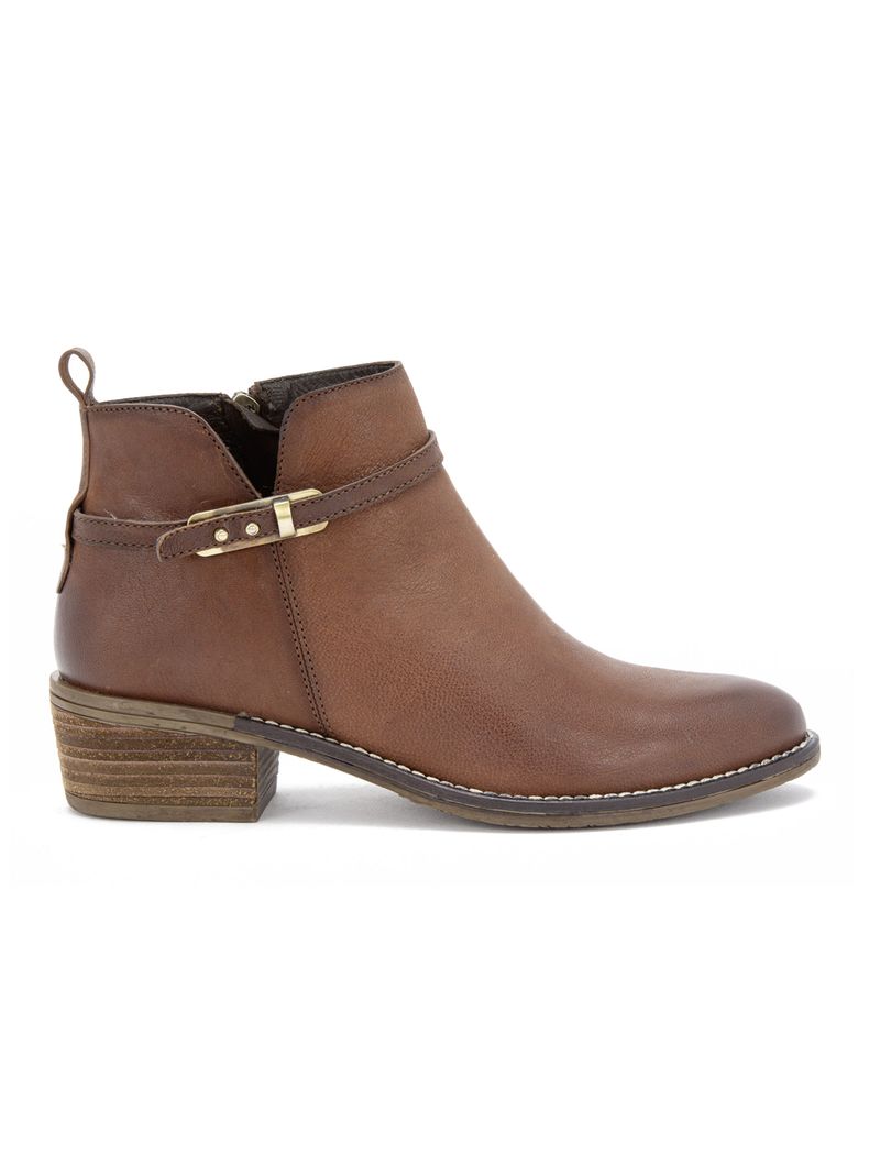 Botín Cuero Gina660218 Mujer-1