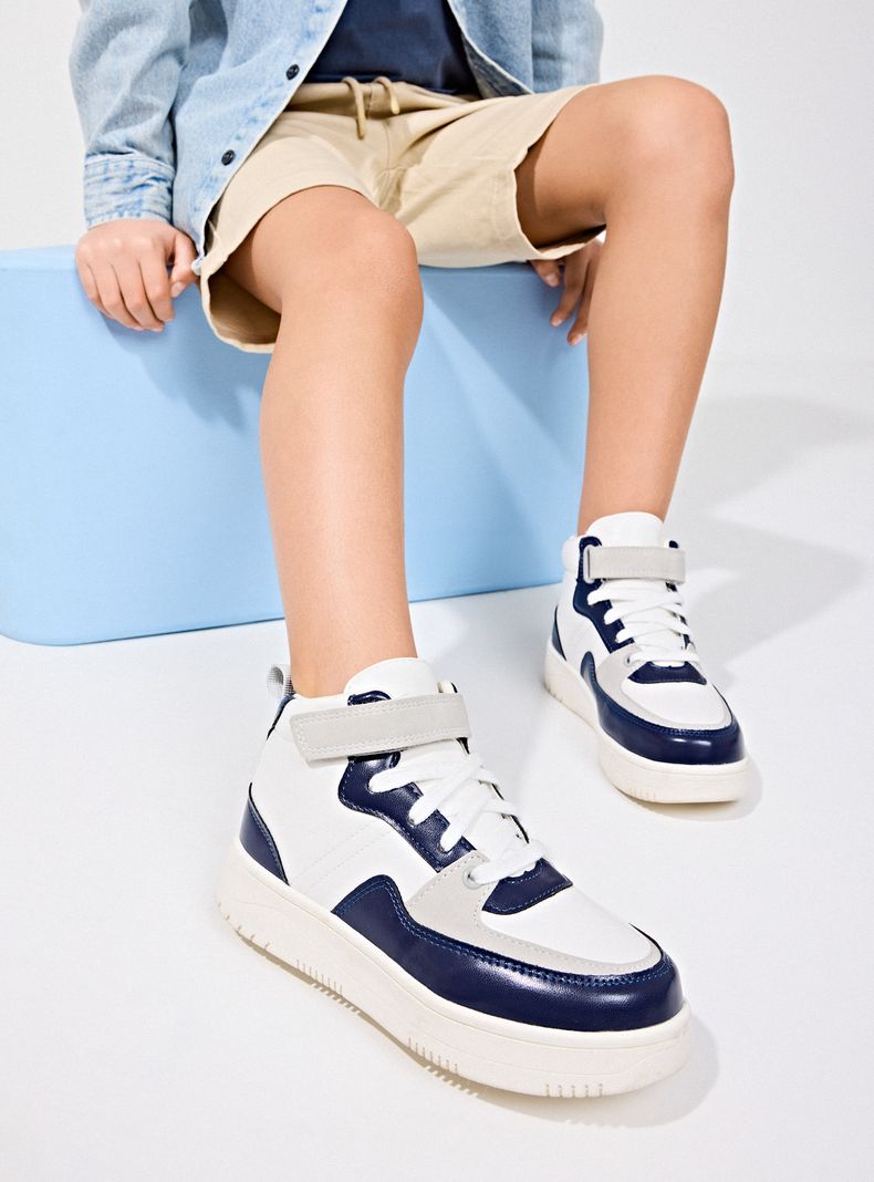 Zapatilla Urbana Caña Sport Jr Cordón Elástico NiñosT.25-33