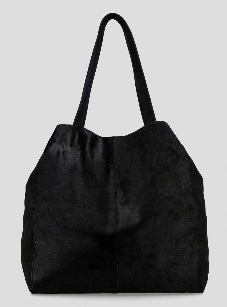 Cartera Totebag Cuero con Textura Piel C del Pilar-0