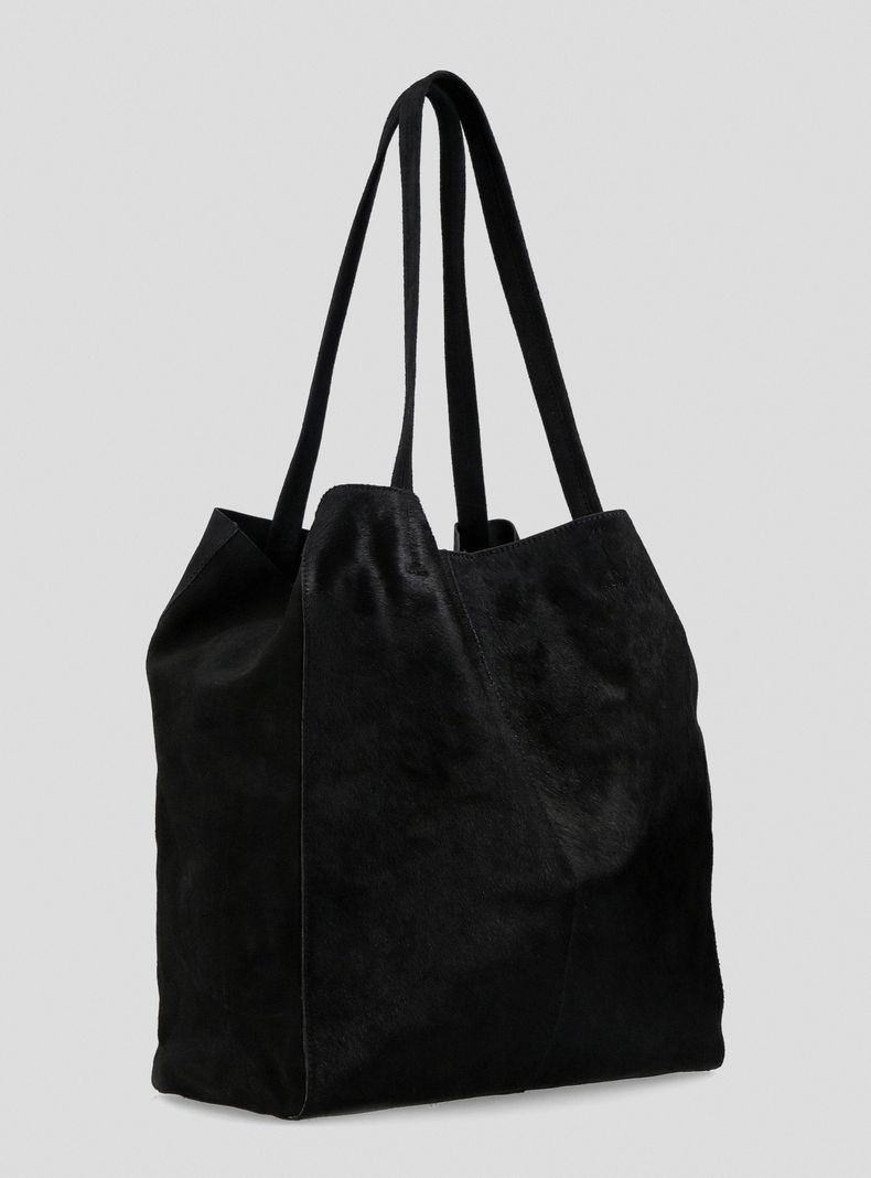Cartera Totebag Cuero con Textura Piel C del Pilar-1