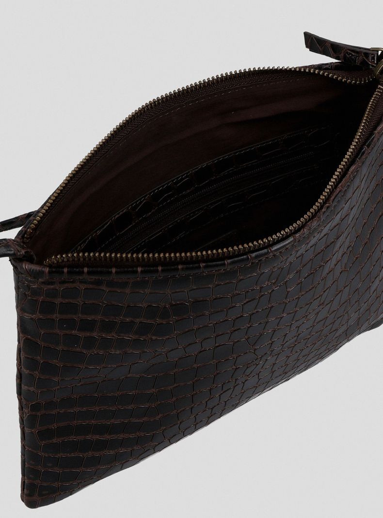 Cartera Crossbody Cuero Croco-3