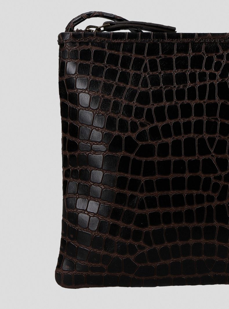 Cartera Crossbody Cuero Croco-4