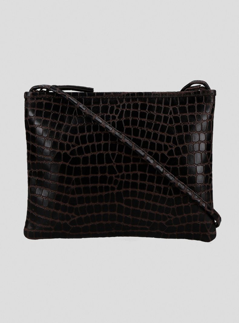 Cartera Crossbody Cuero Croco-0