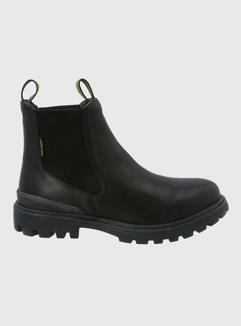 Botin Cuero Mujer One And Only Multicolor Negro 35