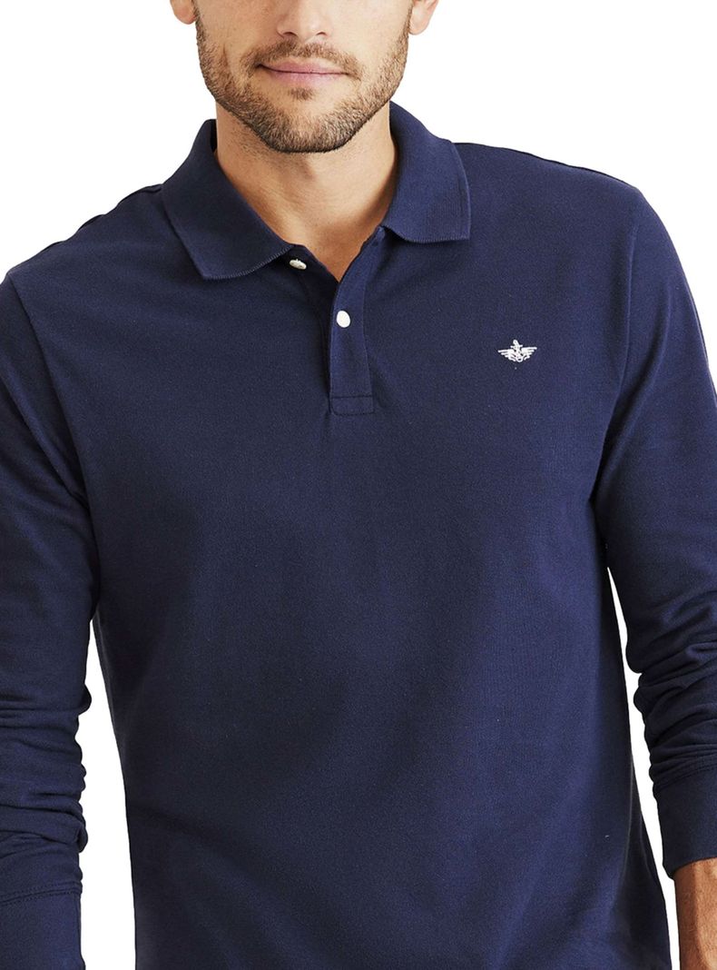 Polo Manga Larga Slim Classic-2