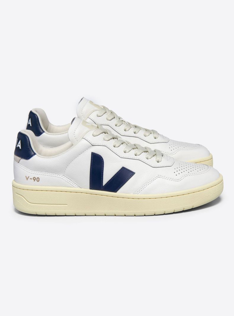 Zapatilla Urbana Veja V-90 Leather Náutico Hombre