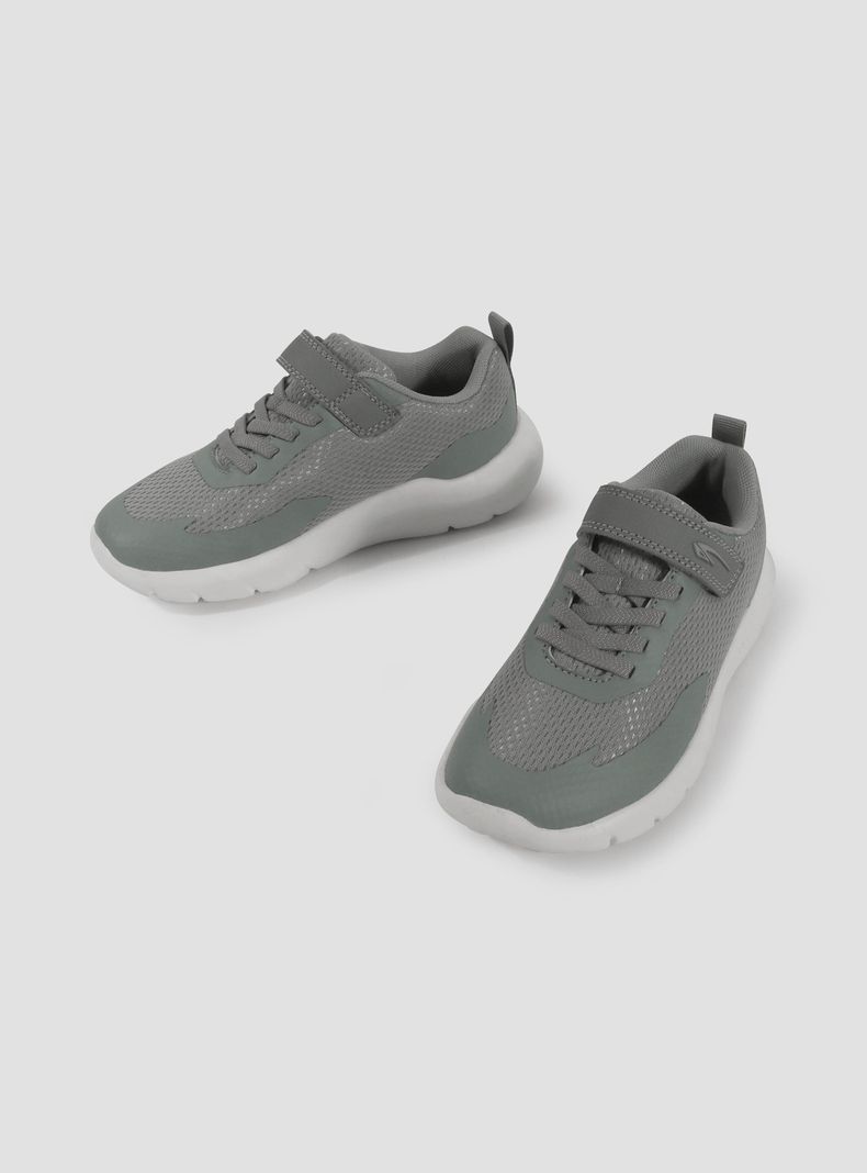 Zapatilla Urbana B58810 Velcro y Cordón Niño-2
