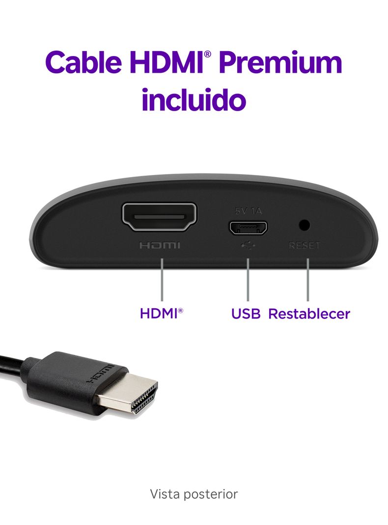 Roku Express 4K 2021 Reproductor de Streaming-5
