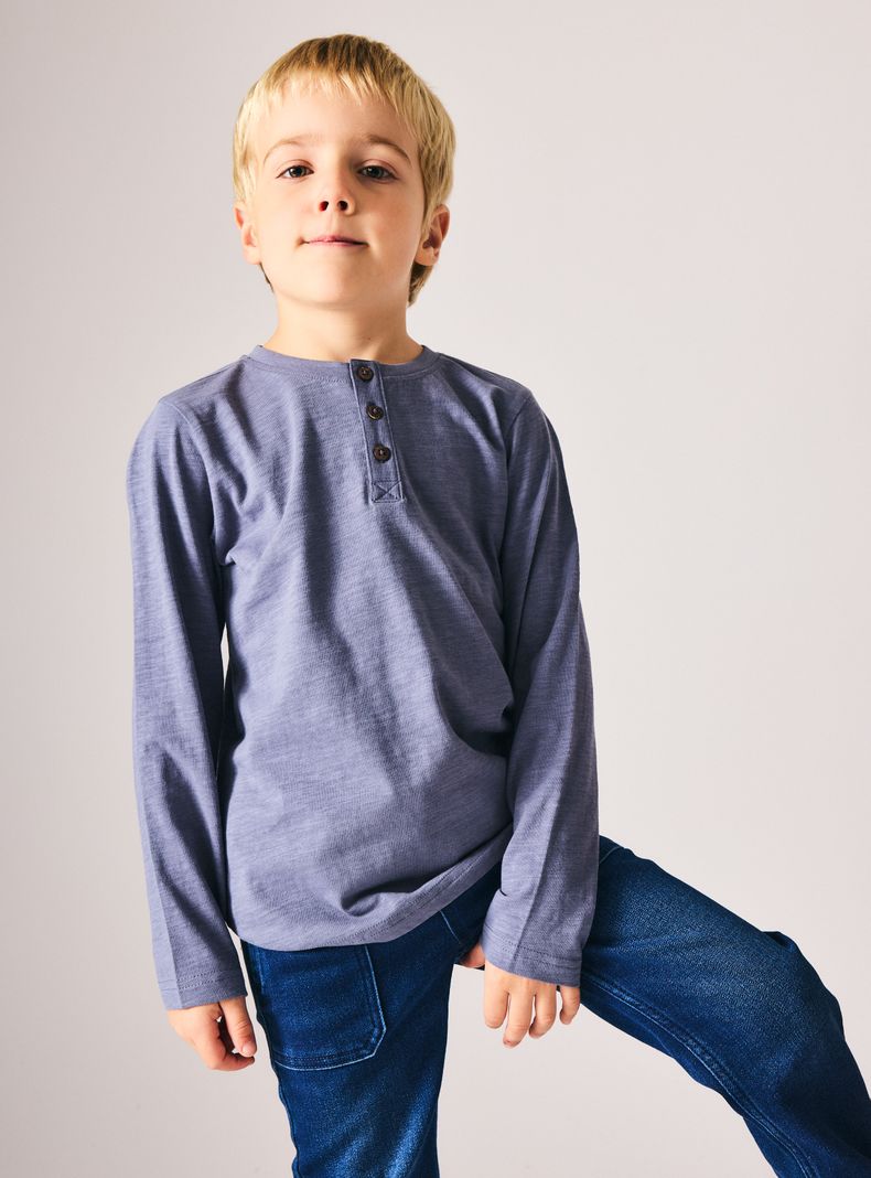 Tribu Polera Clásica Henley Niño
