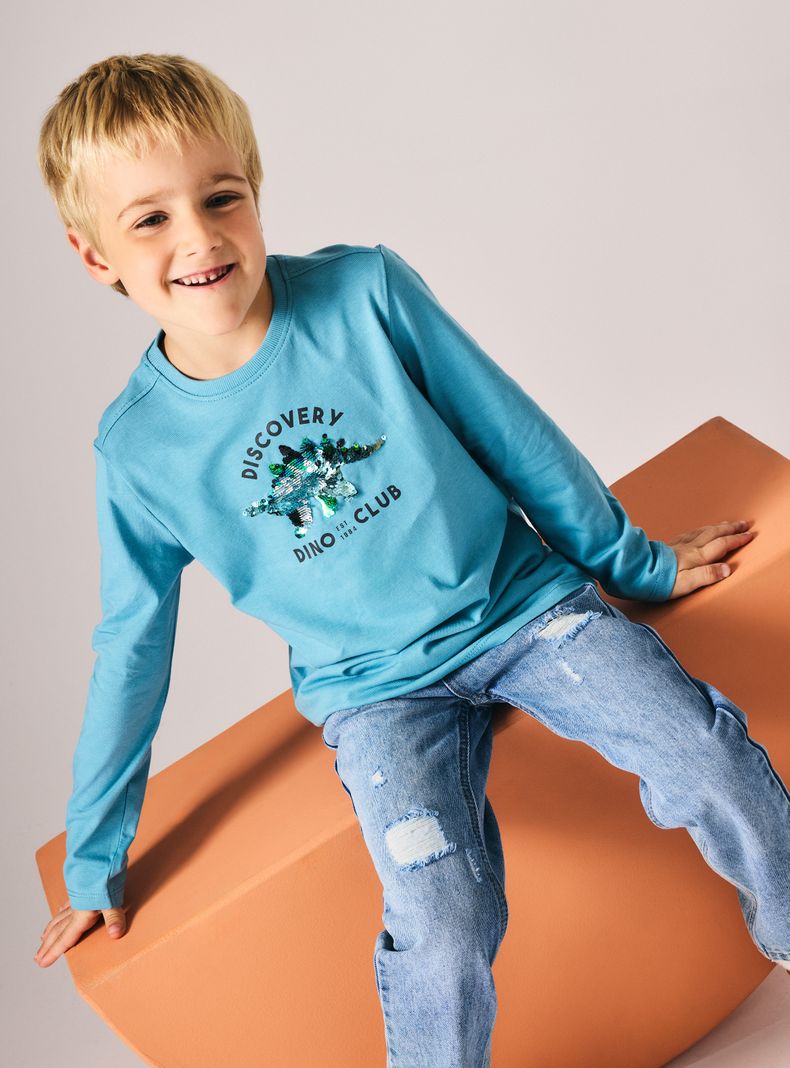 Polera Lentejuelas Reversibles Niño