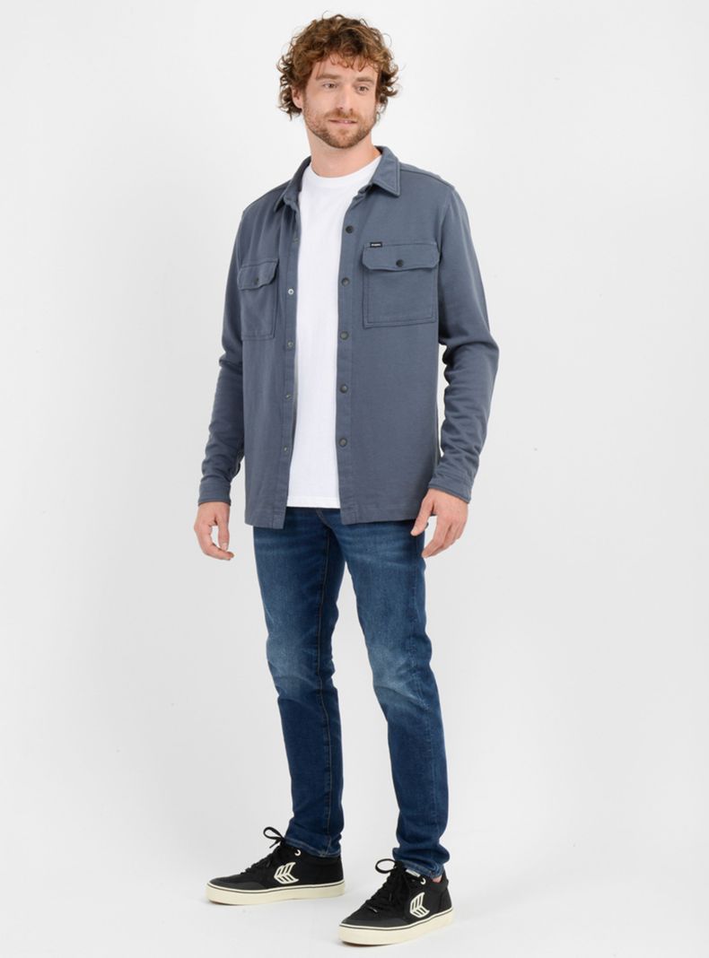 Camisa Manga Larga Casual Bolsillos-5