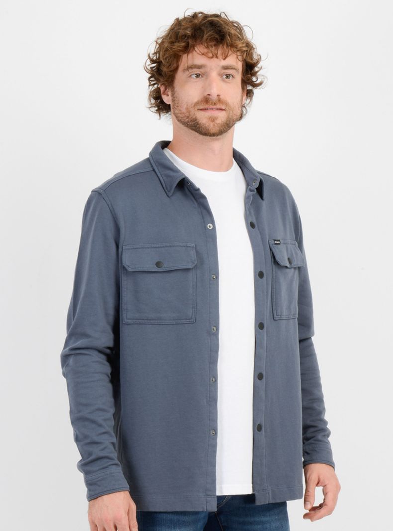 Camisa Manga Larga Casual Bolsillos-2