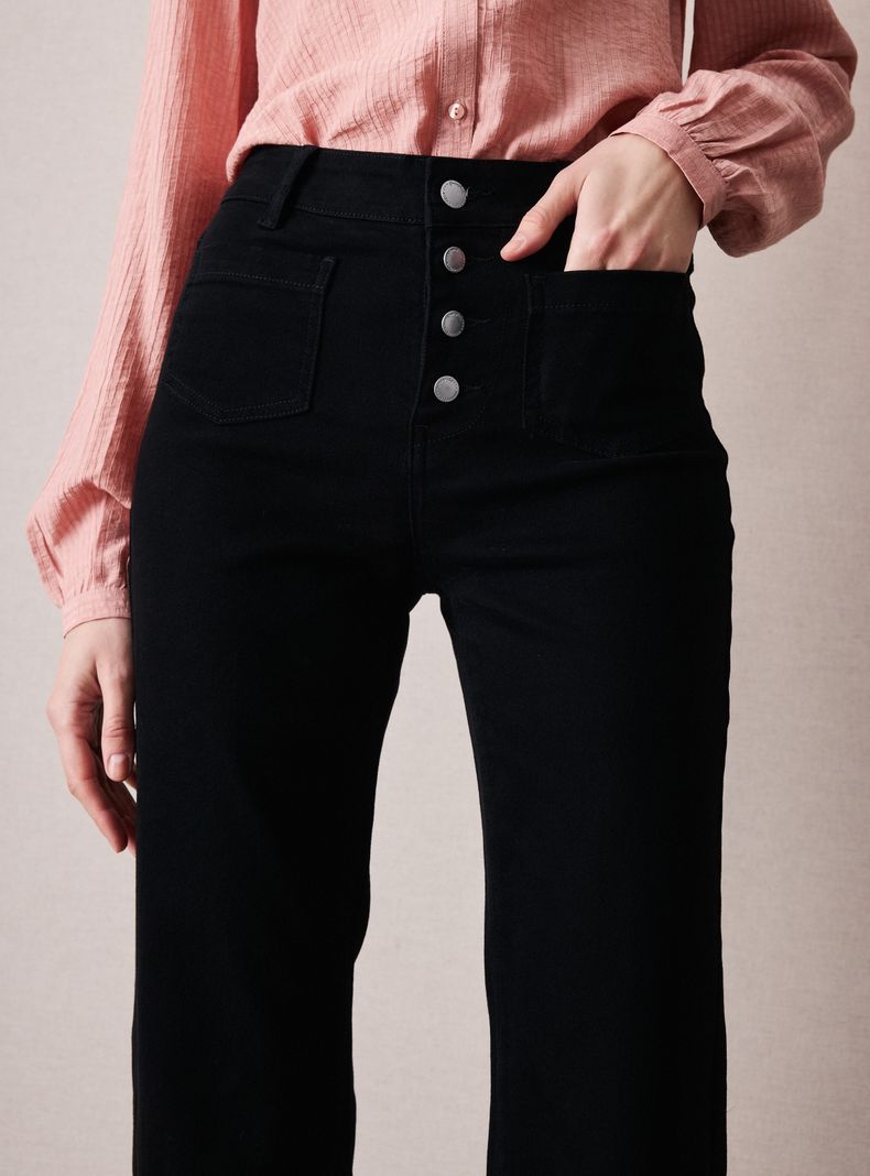 オトメイト AGF ルーカス Jeans con Botones a la Vista y Basta Desflecada Greenfield | Paris.cl