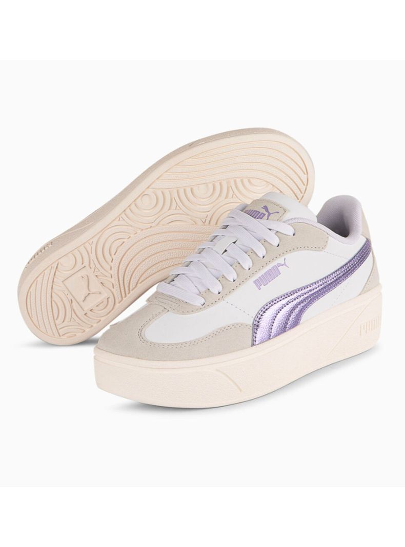 Zapatilla Urbana Logo Metallic Club II Era Platform Mujer-1
