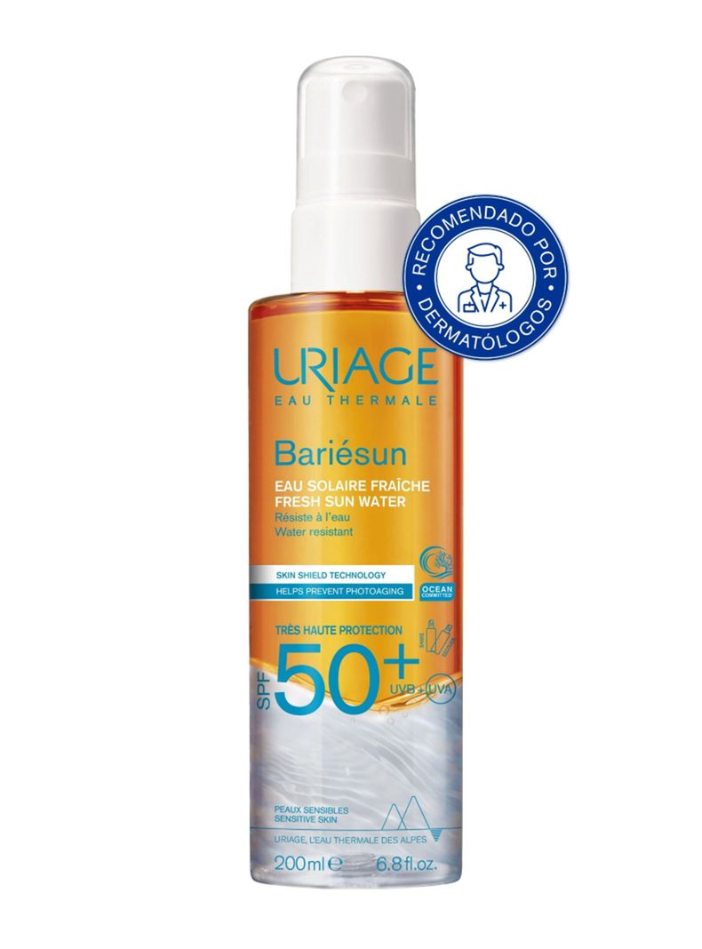 Agua Solar Refrescante Spf50+ Bariésun 200 ml Uriage