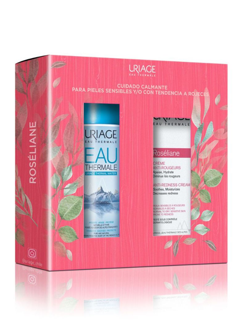 Set Roséliane Crema Anti+rojeces + Agua Termal de Uriage 50ml-1