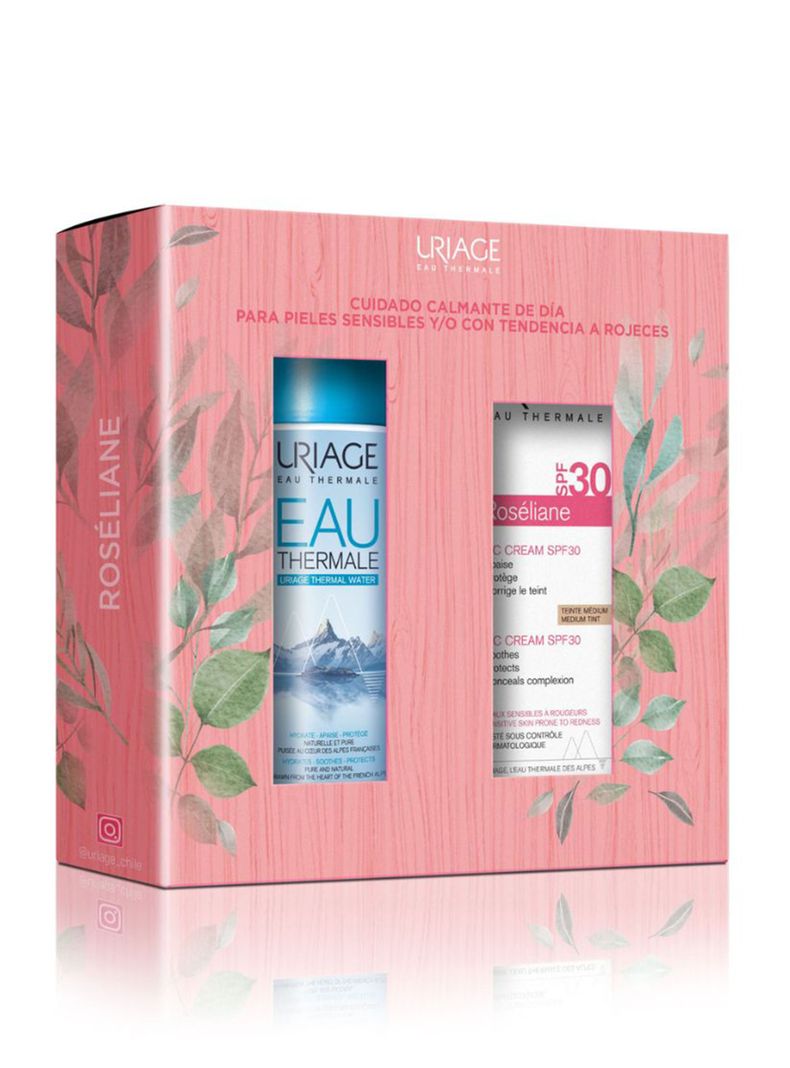 Set Roséliane CC Cream SPF30 + Agua Termal de Uriage 50ml-1
