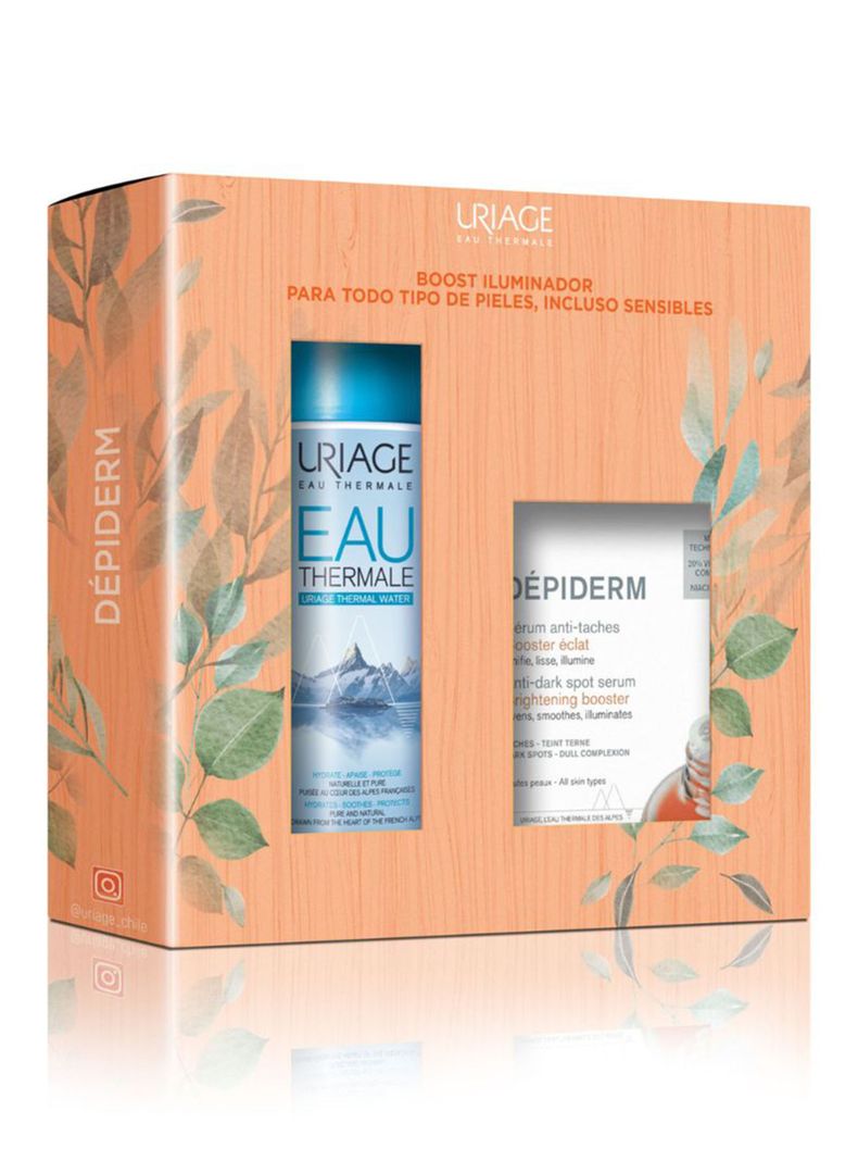 Set Dépiderm Serum Antimanchas + Agua Termal de Uriage 50ml -1