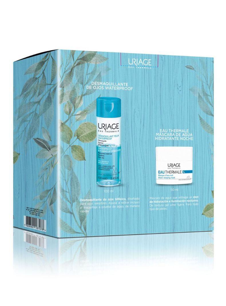 Set Eau Thermale Máscara de Agua de Noche + Desmaquillante de Ojos Waterproof 100ml-2
