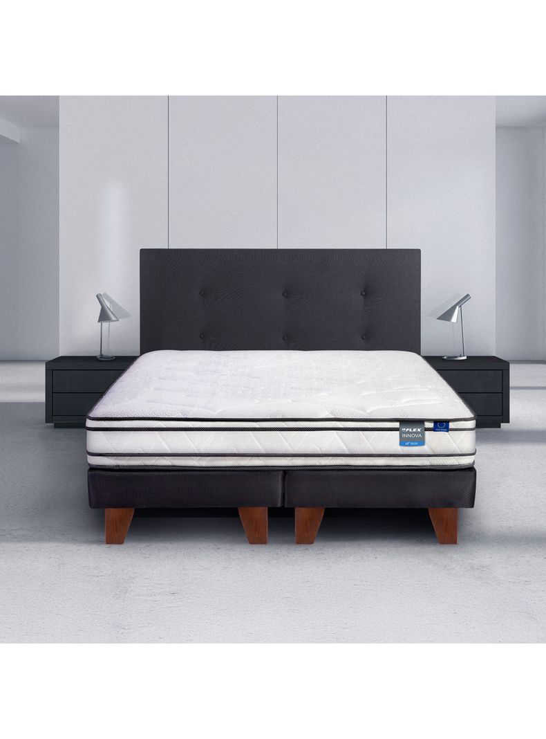 Cama Europea Innova King + Set de Muebles Lorraine-5