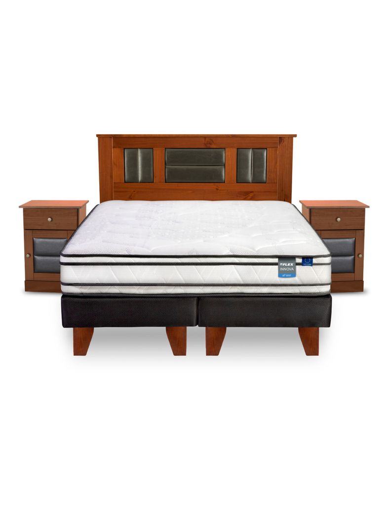 Cama Europea Innova King + Set de Muebles Lorraine-2