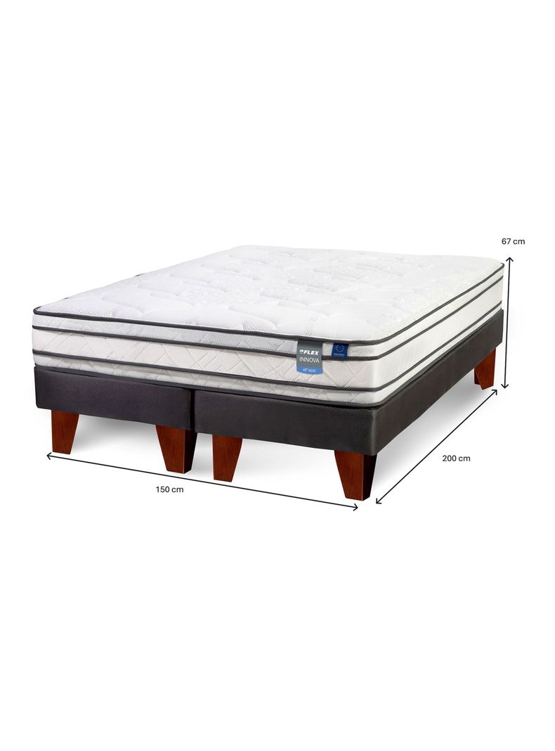Cama Europea Innova 2 Plazas Base Dividida-1