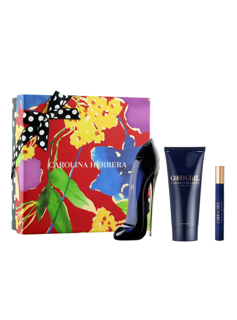 Set Perfume Good Girl EDP 80 ml + Loción Corporal 100 ml + EDP 10 ml Carolina Herrera-0