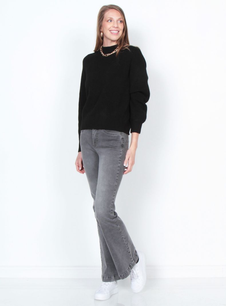 Sweater Manga Larga Diseño Regular Color-3