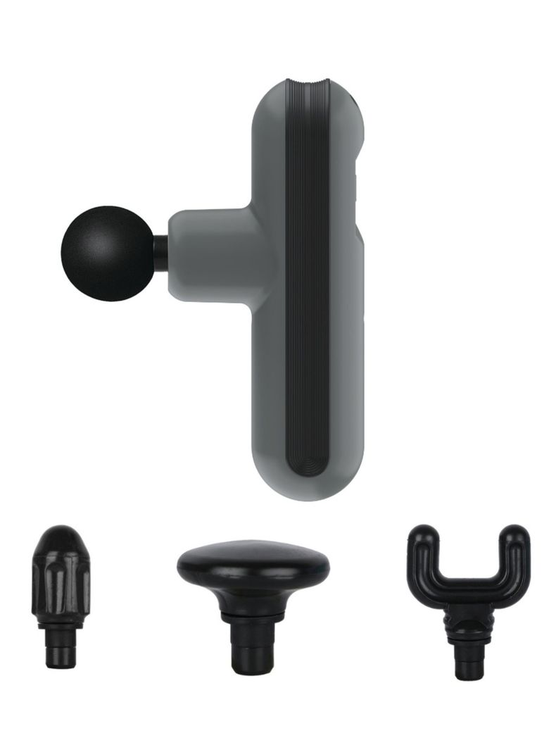 Pistola para Masajes y Recovery Recargable Gris