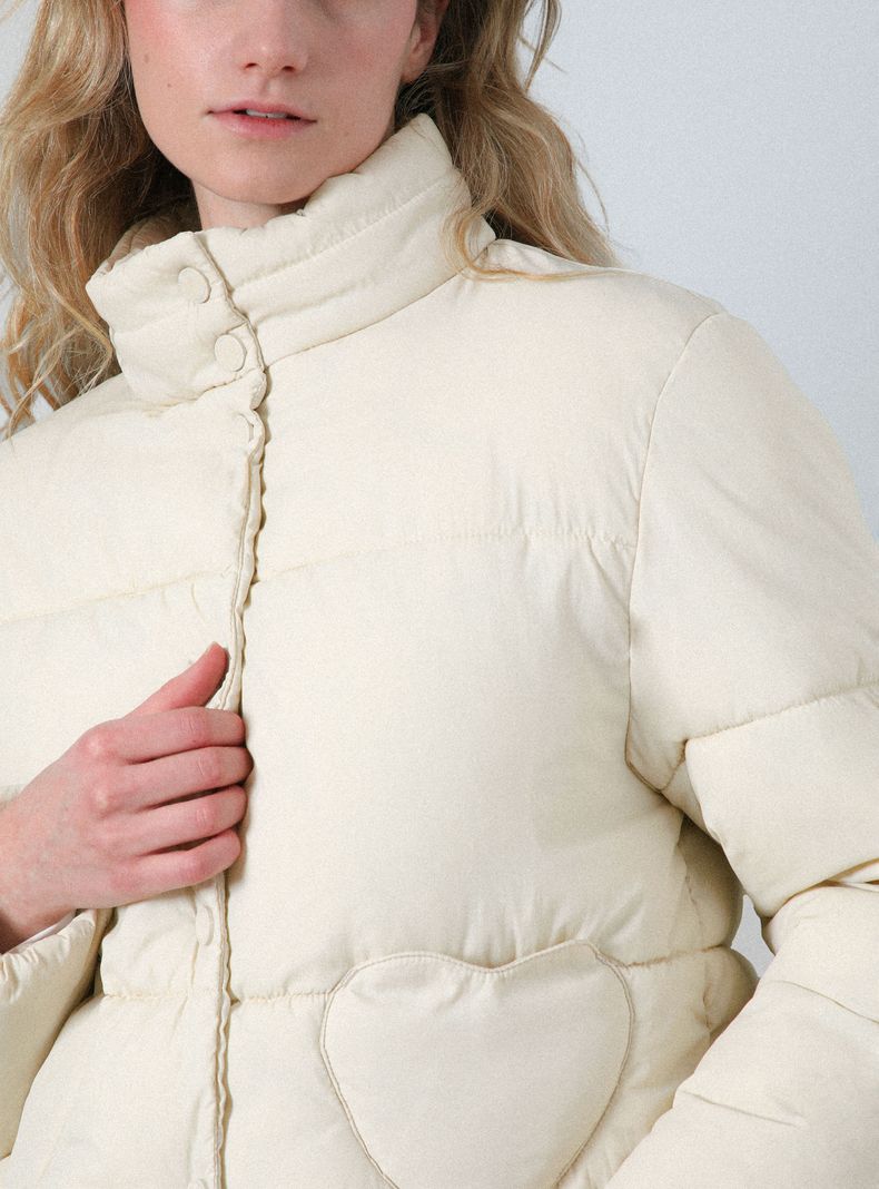 Puffa Bolsillo Corazón Ecru-3