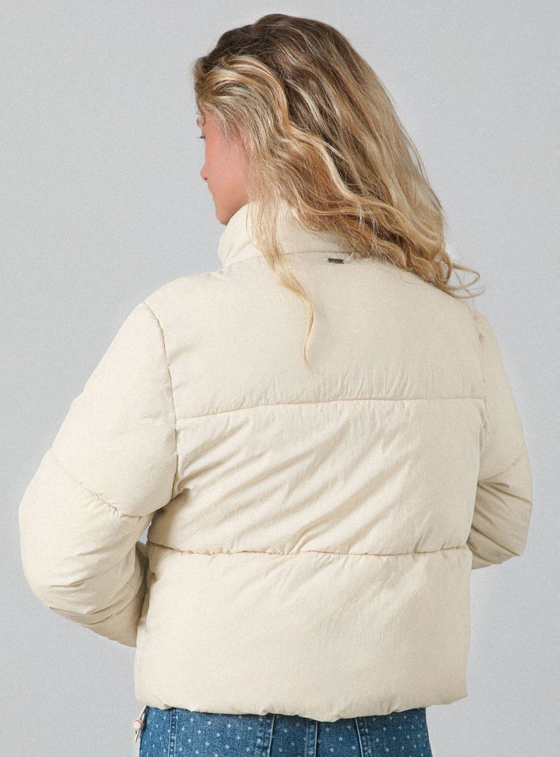 Puffa Bolsillo Corazón Ecru-1
