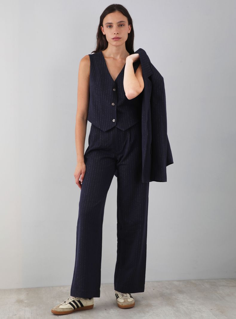 Jeans Pants Líneas Lurex-3