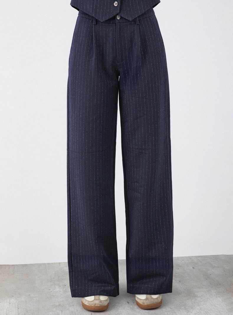 Jeans Pants Líneas Lurex