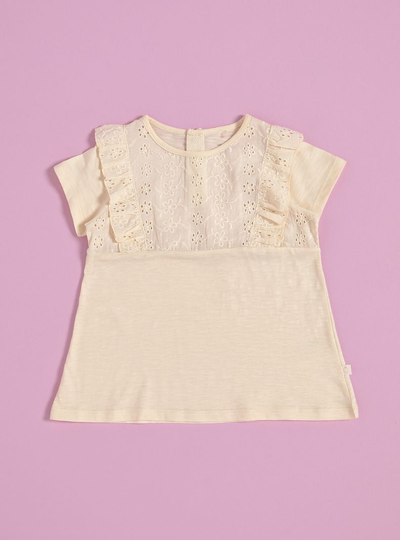 Polera con Broderie