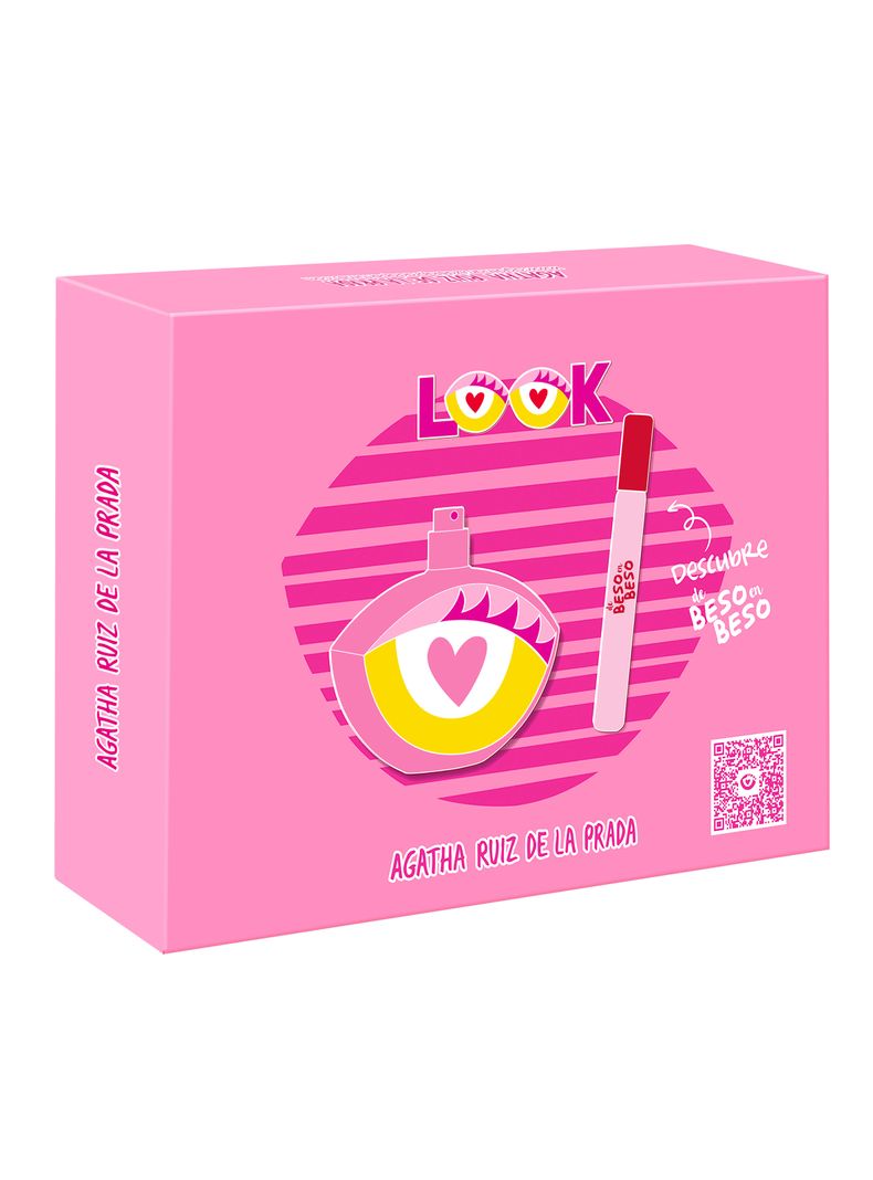 Set de Belleza Look EDT 80 ml + De Beso en Beso EDT 10 ml-0