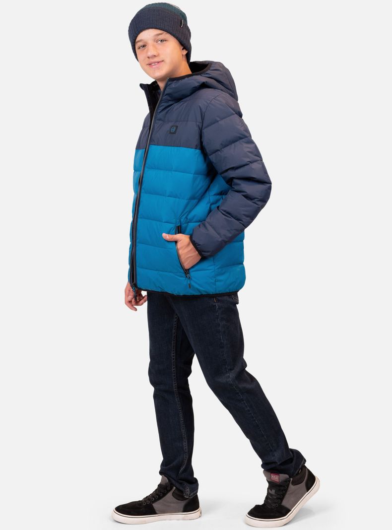 Parka Bicolor Acolchada-4