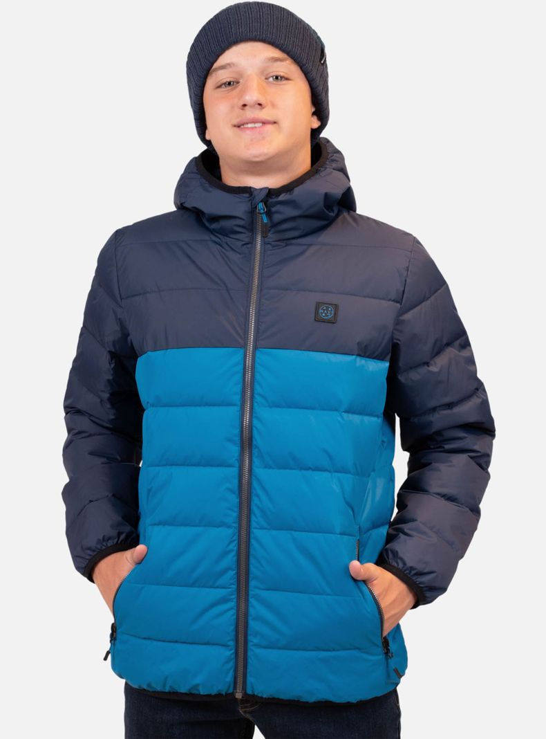 Parka Bicolor Acolchada-0