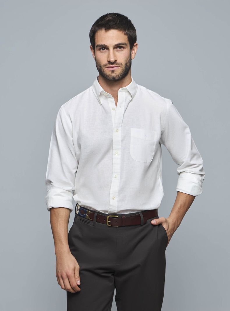 Camisa Saville Lino Algodón-0