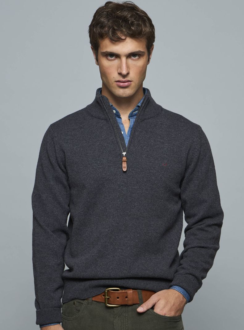 Sweater Half Zipper Lana