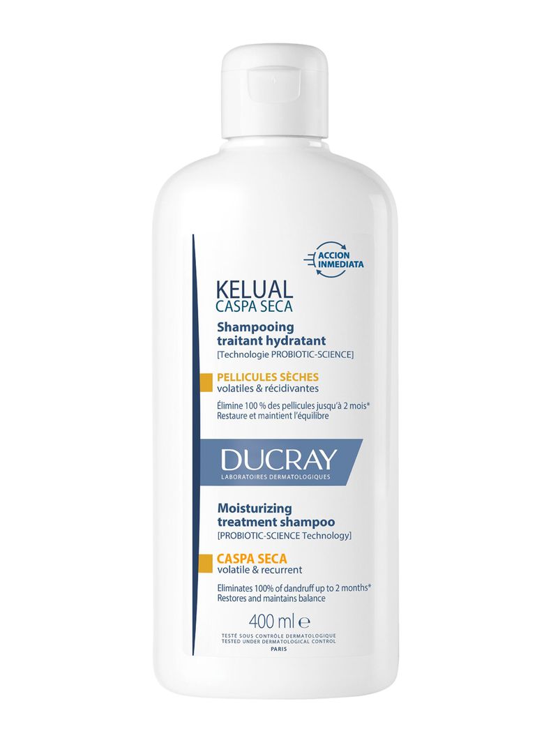 Shampoo Caspa Seca 400 ml Ducray Kelual
