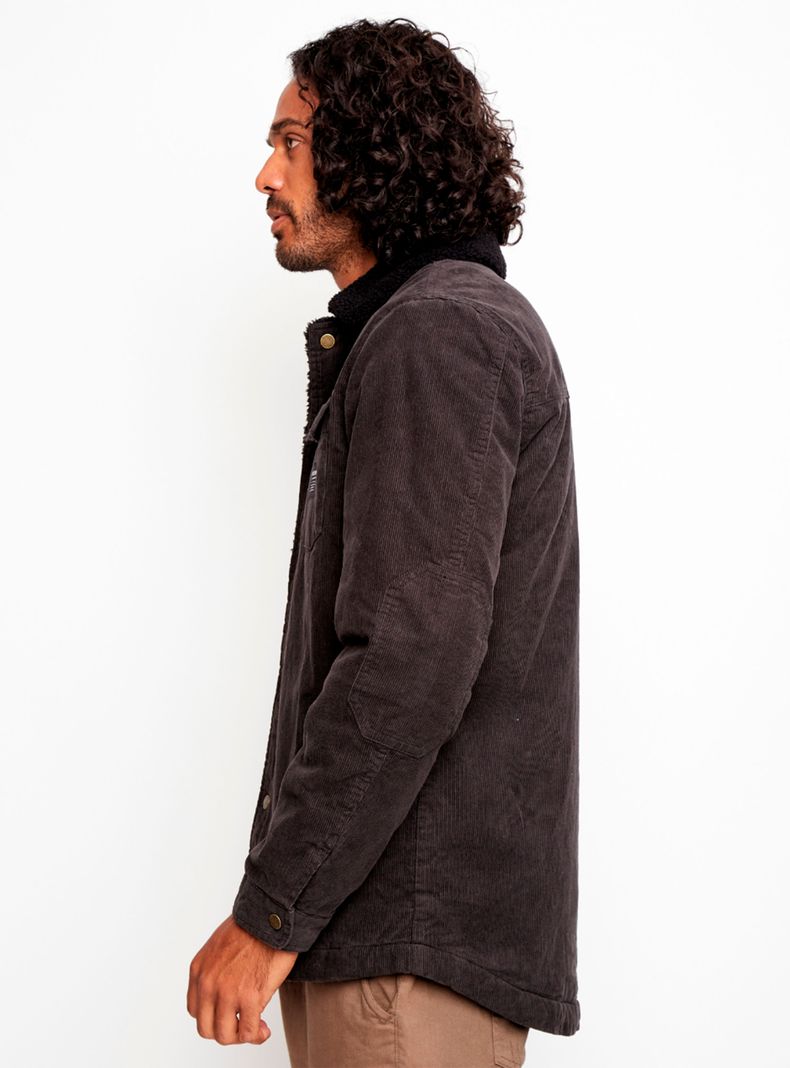 Chaqueta Cordero Organica Verde Hombre-2
