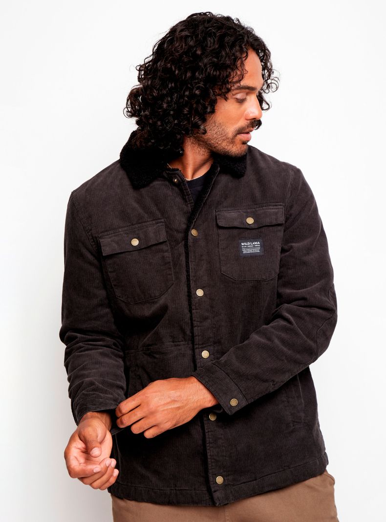 Chaqueta Cordero Organica Verde Hombre-0