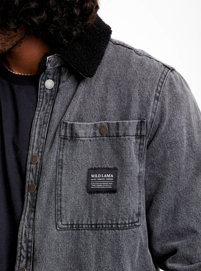 Chaqueta Ulmo Teddy Organica Denim-3