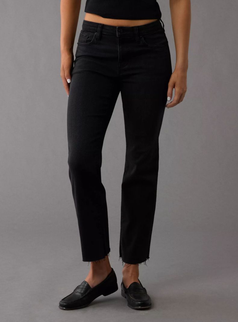 Jeans AE Next Level Kick Bootcut Crop Alto