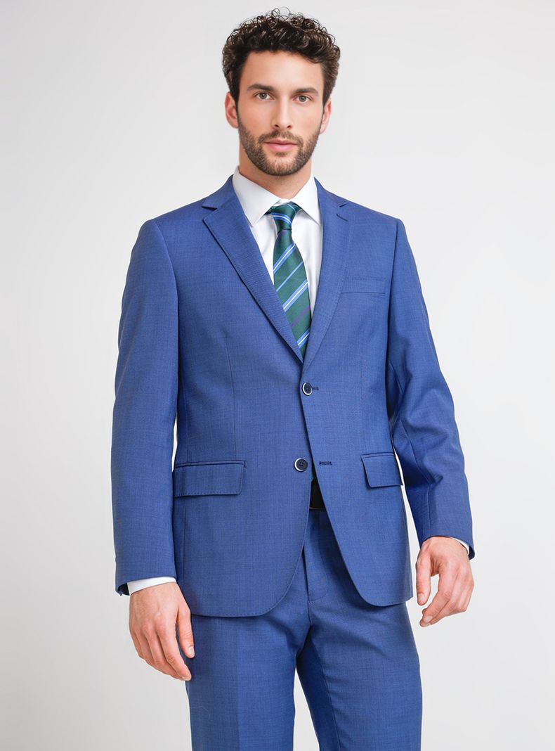 Traje Slim Washable Cuello V-2