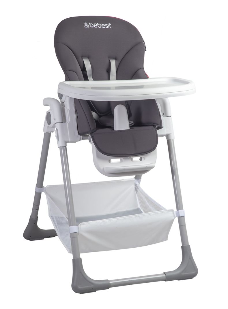 BEBESIT SILLA DE COMER DESMONTABLE SNACK LX GRIS