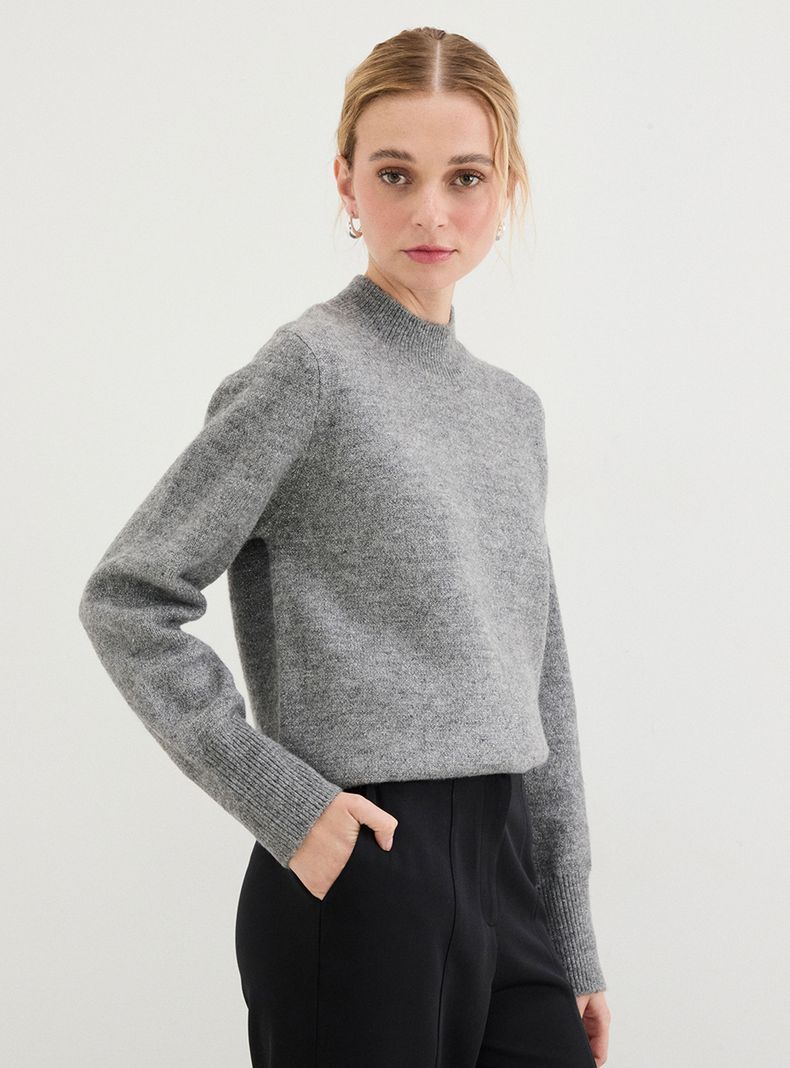 Sweater Holgado Cuello Alto-2