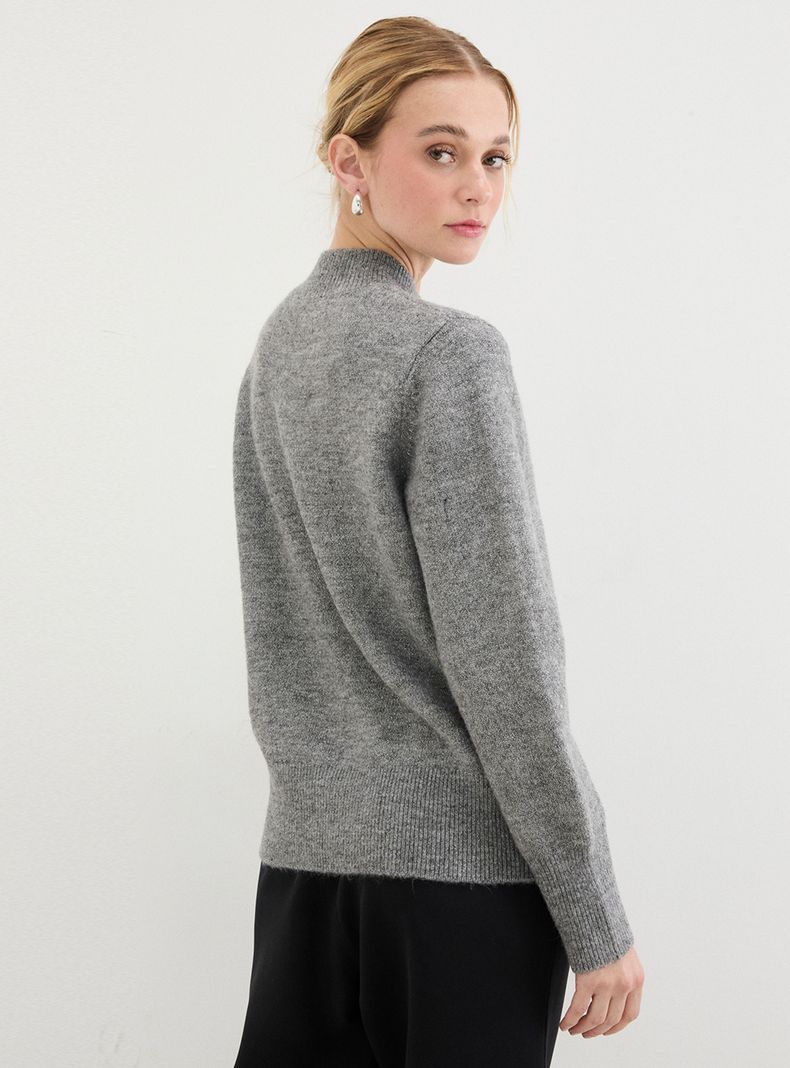 Sweater Holgado Cuello Alto-1