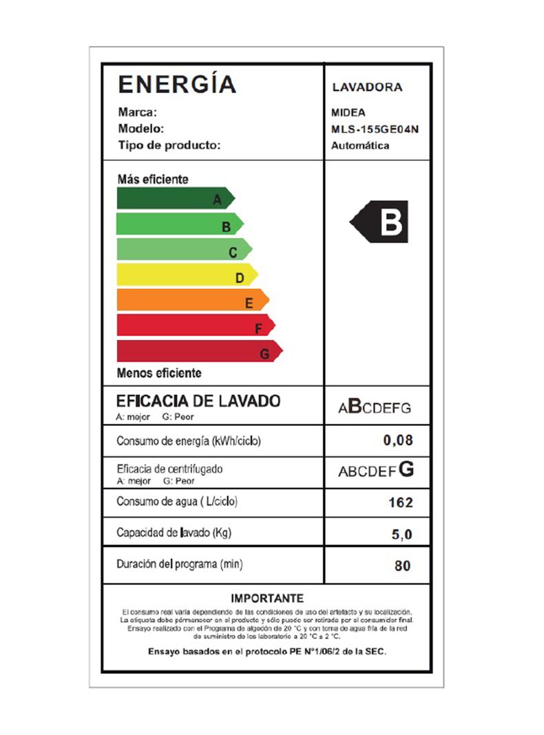Lavadora Carga Superior 15.5 Kg 155GE04N Gris-5