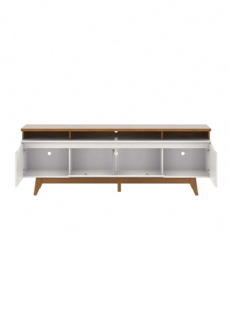 Rack TV 75" Flynt Stilo 1.8 Off White Crema-2